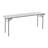 Resin Multipurpose Rectangle Folding Training Table For Home Or Office, 5.87 Feet Long Light Gray