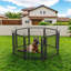 Parc d'exercice sécuritaire pour animaux pliable avec porte? 8 panneaux?-101515248