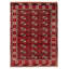 Tapis rouge foncé 4 pi 2 po x 5 pi 10 po Turkman