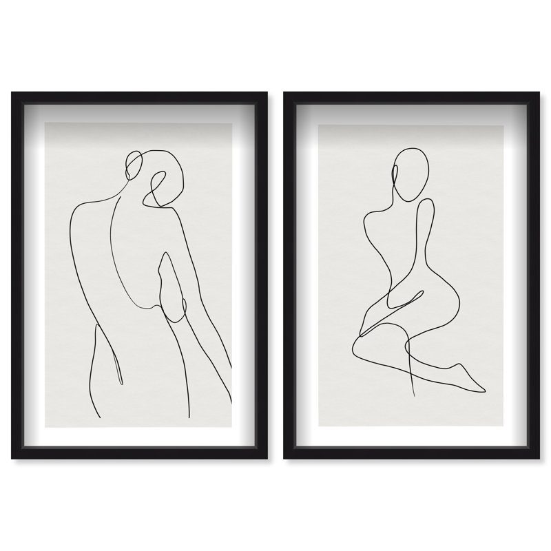 " Her Shape " 2 - Pieces