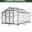 Serre - Panneaux en polycarbonate et rouille en aluminium pour l'extérieur-115808152