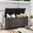 Costway 85 Gallon Rattan Deck Box With Waterproof Liner Universal Wheels & Gas Strut-100528228