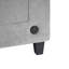 Canapé modulaire moderne en forme de U avec porte-gobelets intégrés, rangement et ports USB pour le salon - tissu chenille gris clair