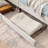 Platform Bed Frame Twin Size Upholstered With 2 Storage Drawers, Adjustable Velvet Sofa Bed