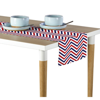 Mccollough Chevron Milliken Signature Table Runner
