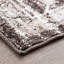 Tapis oriental brun en polypropylène et polyester Saxton-1516687438