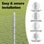 Fence with Post Segment Outdoor Barrier Garden Terrace Divider Boundary-44358827-44358816