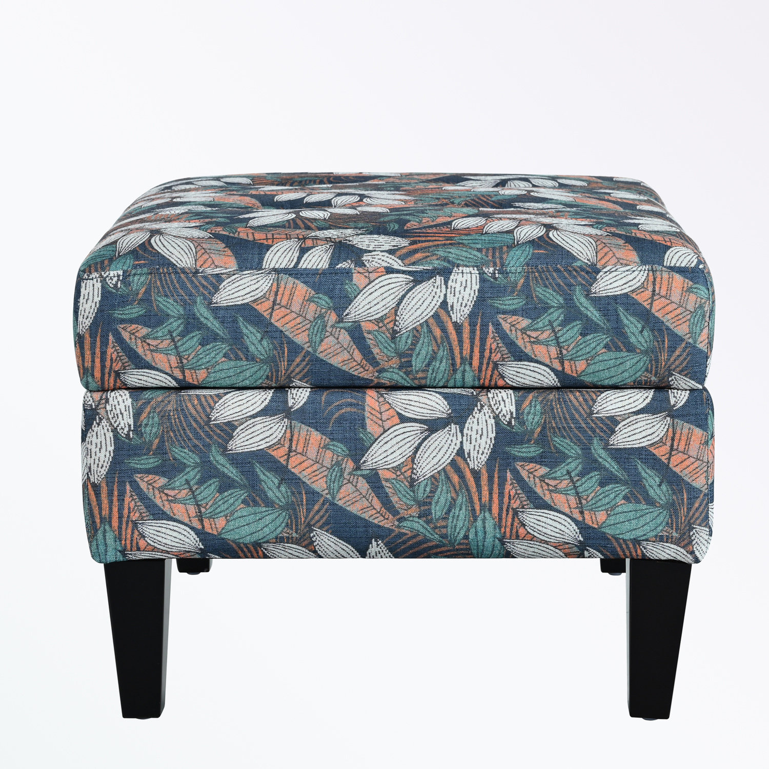 Red Barrel Studio® patten design ottoman with soft cushion and sturdy ...