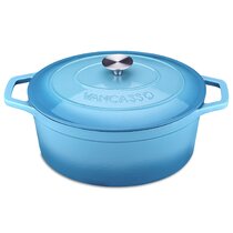 Pyrex 3L Oval Cast Iron Casserole - 27cm