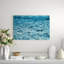 Blue Chop Print by Ted Glasoe