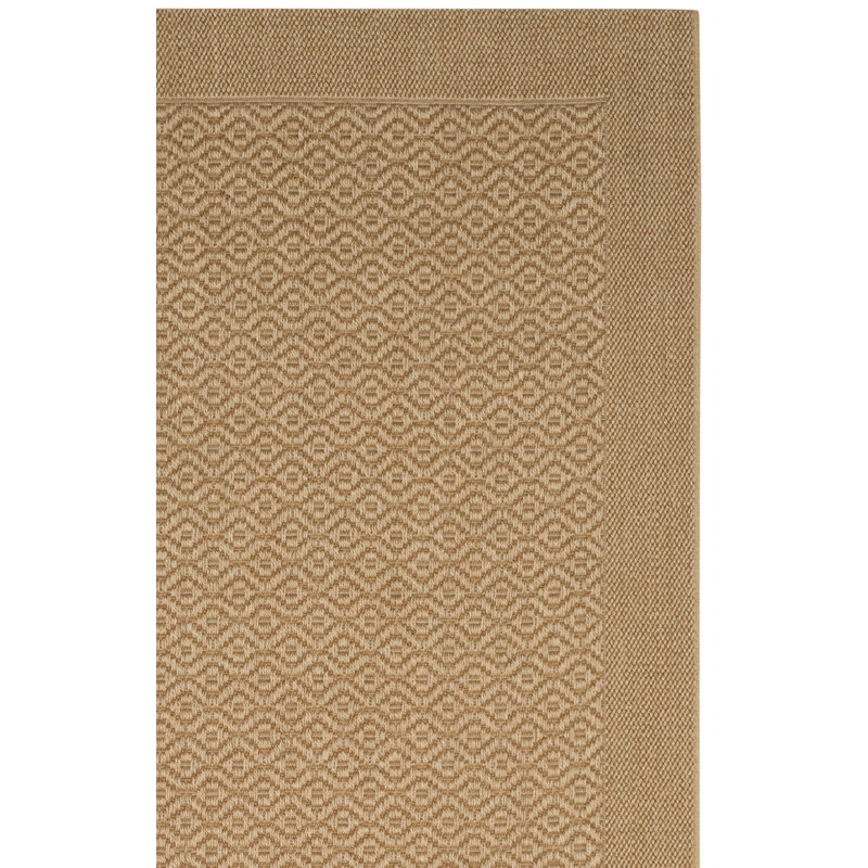 Tapis en sisal et en jute tissé jacquard Wyckhoff Palm Beach, Tapis de couloir 2 pi x 8 pi