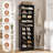 Shoe Storage Cabinet, 10 Tiers Narrow Wood Shoe Rack-14814260