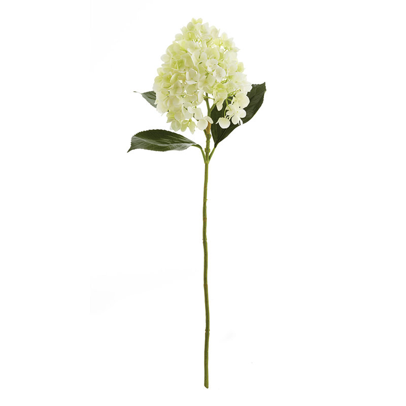 CONE HYDRANGEA STEM 28", White