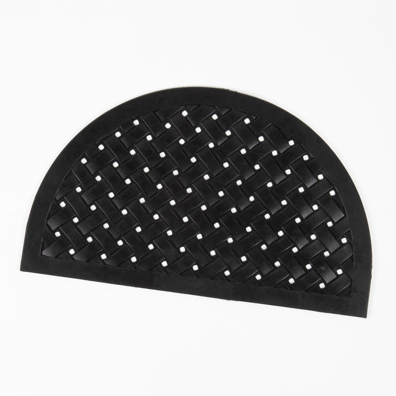 Kern Non-Slip Indoor Doormat, Semi-Circle 45 x 75cm