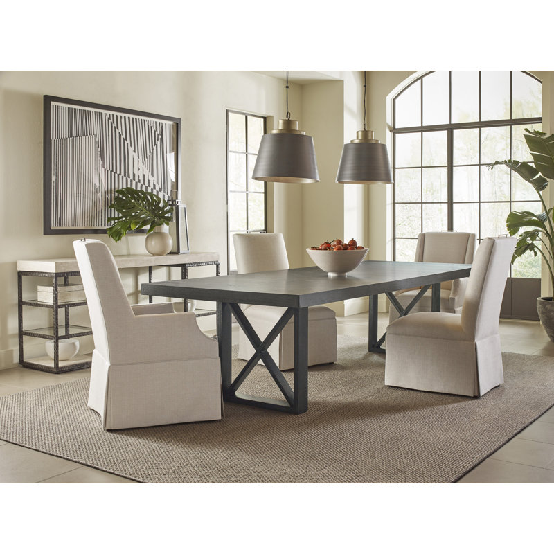 Everhart Side Chair, Polyester Blend Tuck Metal