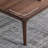Nut-brown Solid Wood Rectangular Coffee Table