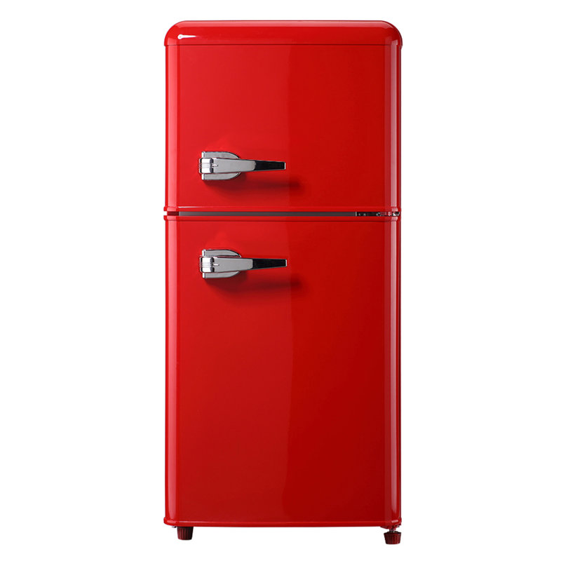Réfrigérateur compact 3,5 pi³ avec réfrigérateur, Rouge