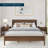 Lauritzen Solid Wood Panel Bed-991915657-991021902
