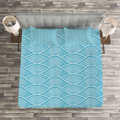 East Urban Home Adelpho Bedspread with Pillow Shams