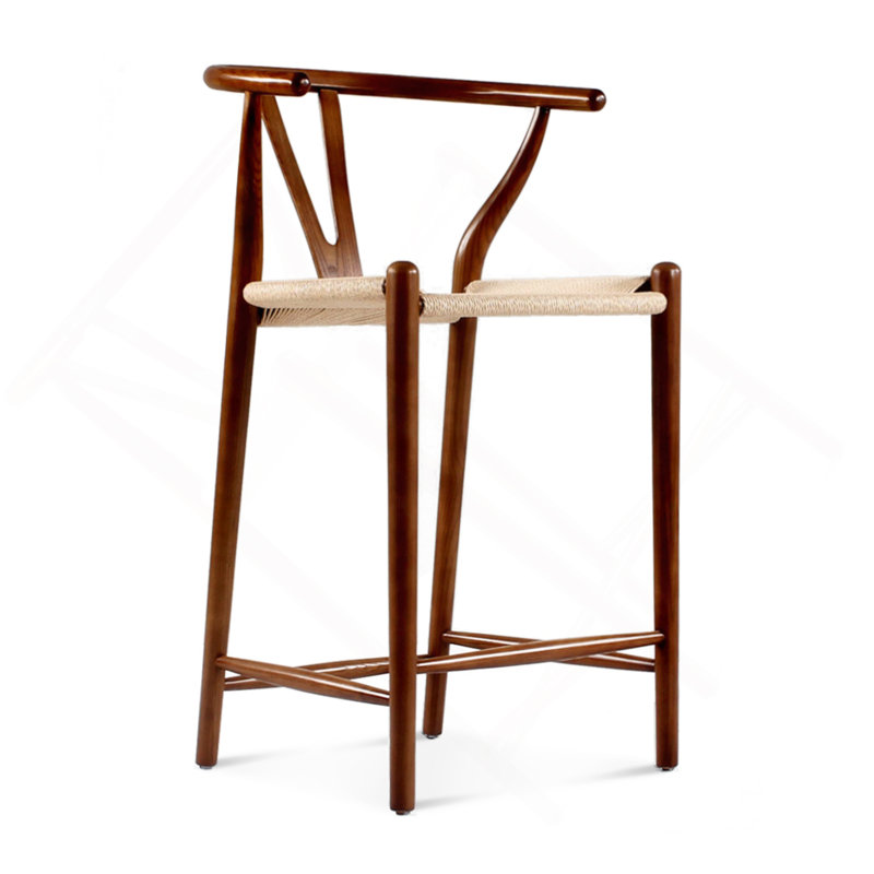 Tabouret de comptoir, Noyer