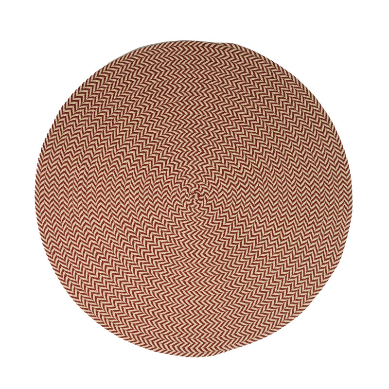 Schwanda Woven Chevron Rugs, Rond 6 pi
