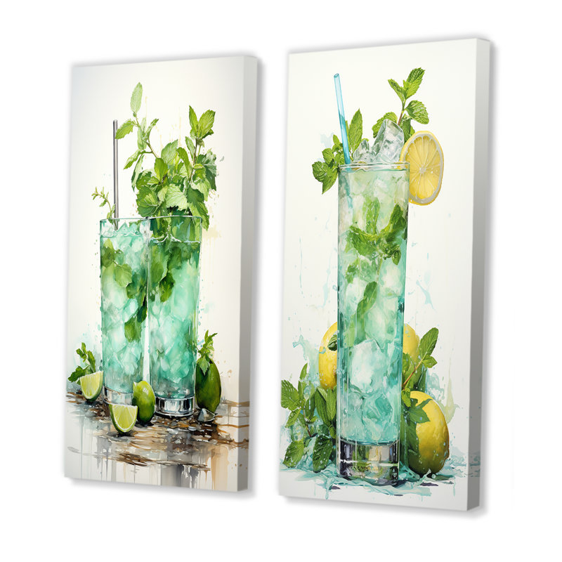 Ensemble de salon Julep Jubilee Mojito, H 28 po x l 25 po, Toile tendue