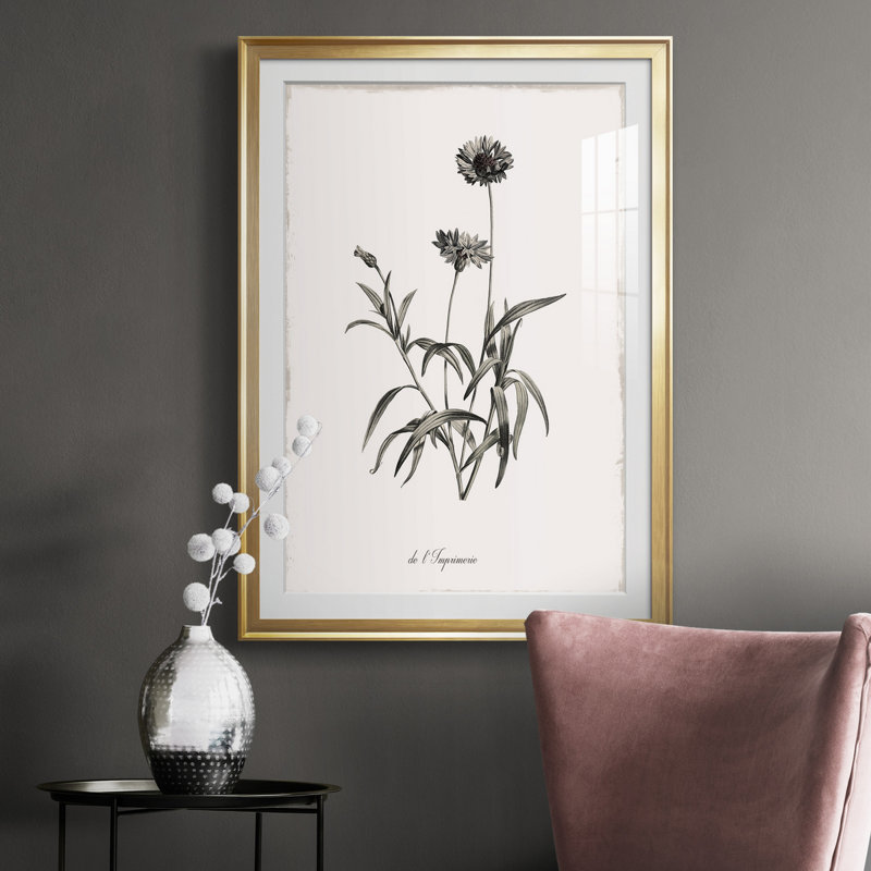 Carnet de croquis impérial - Cadre photo, impression sur toile, Or, H 26,5 po x l 36,5 po x P 1,5 po