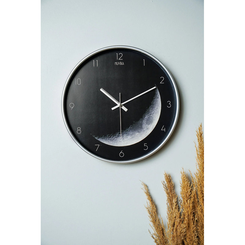 Elegant Decorative Wall Clock, 30 x 30 cm (11.8 x 11.8 inches) | 100% Glass with 0.1 inch Thickness | Modern Design for Home & Office Decor, Stylish Timepiece, Durable & Lightweight, Perfect Gift Idea