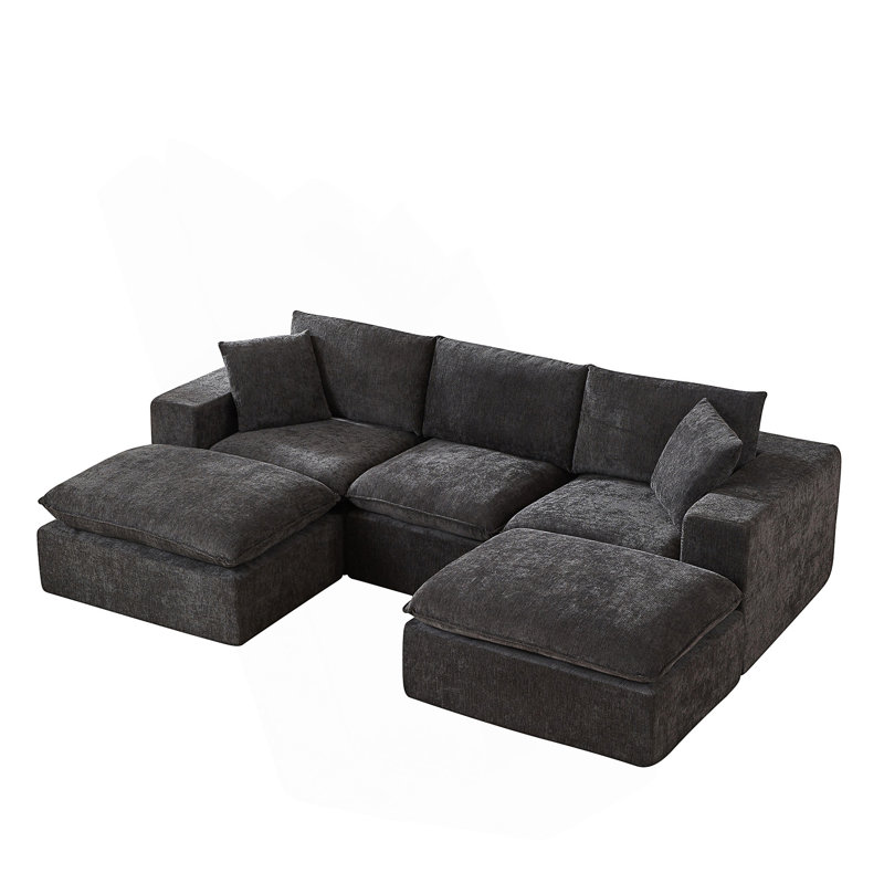 Canapé moderne en chenille