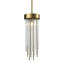 1-Light 6" Round Convertible Flush Crystal Mini-Pendant Light-826005958