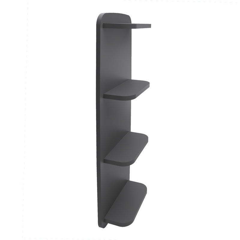 Klose 4 Piece Tiered Shelf, Grey Diamond