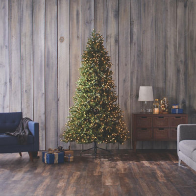 90' Lighted Fir Christmas Tree