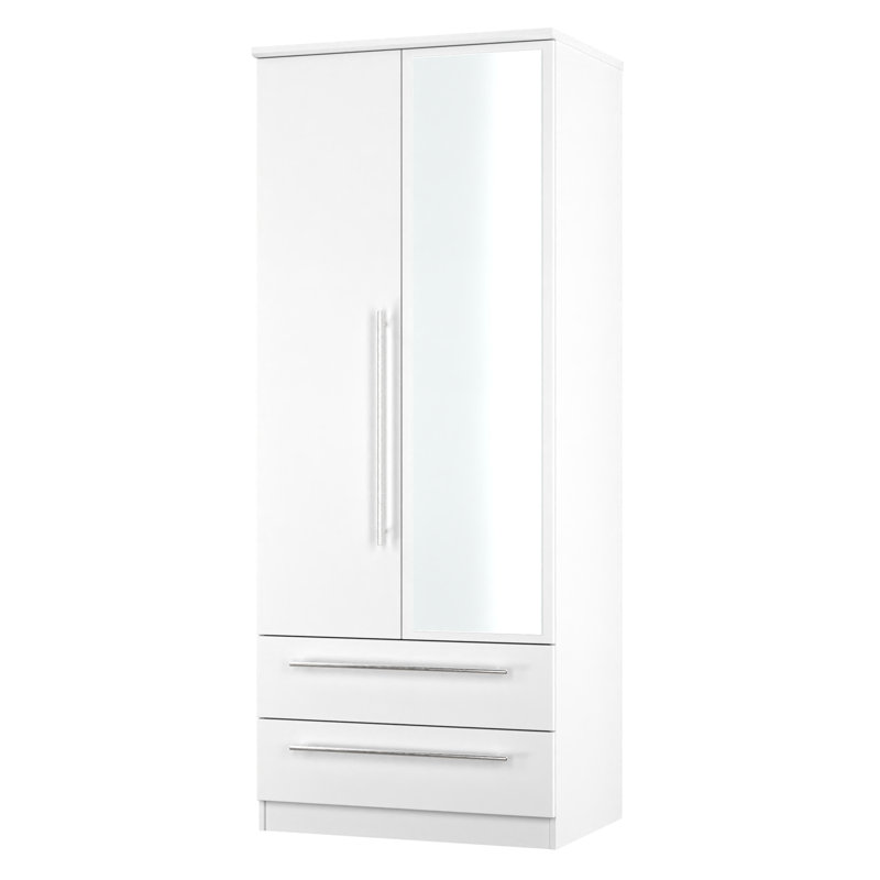 Taevyn Manufactured Wood Wardrobe, White