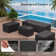 Azoriah Wicker 7 - Person Outdoor Seating Group with Storage