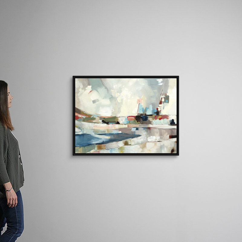 « Outdoor backdrop » par Kari Taylor, reproduction d’art, Cadre noir, H 20 po x l 26 po x 1,75 po