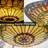 Lorentz Glass Semi Flush Mount