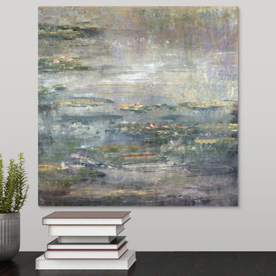 «Twilight Lilies II», peinture sur toile