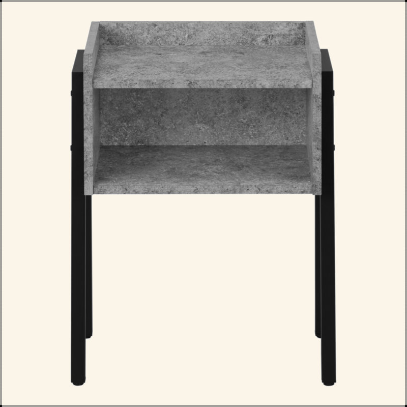 Table de chevet polyvalente et élégante pour la chambre à coucher et le salon, offrant rangement et fonctionnalité.