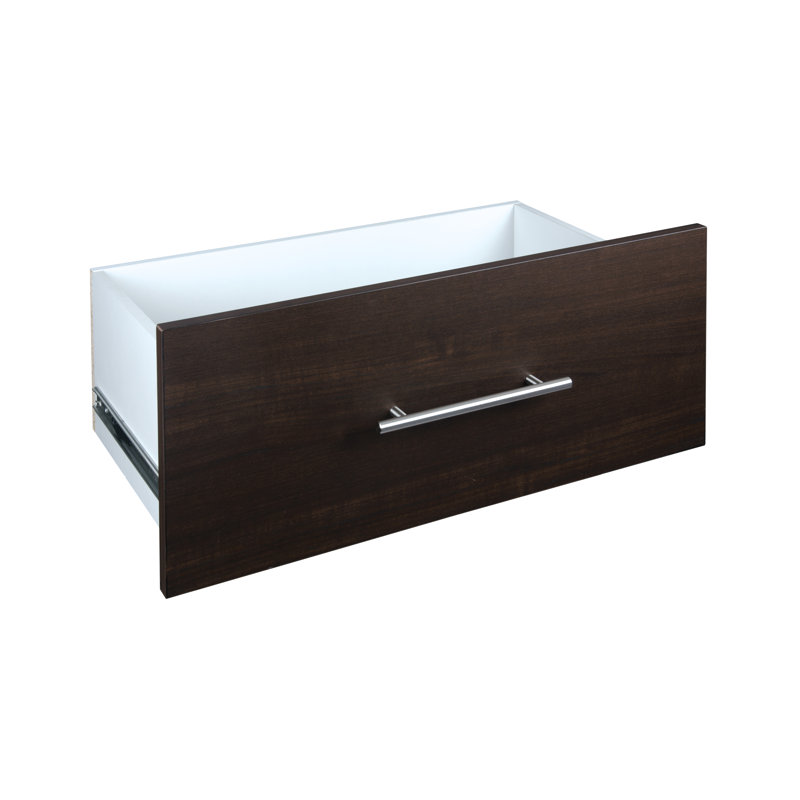 Tiroir moderne l 24,75 po SuiteSymphony, Brun minuit