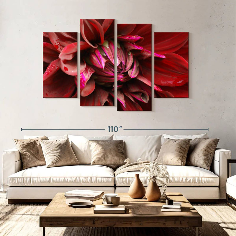 Red Dahlia Flower
