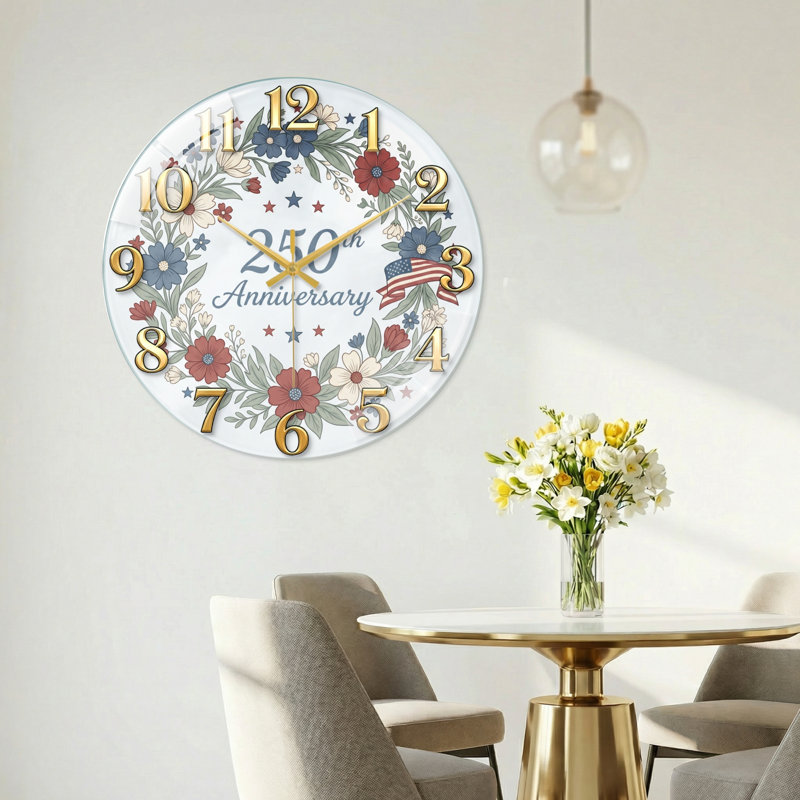"Floral Americana USA 250th Anniversary Merchandise", 60 x 60 cm (23,6 x 23,6 pouces)