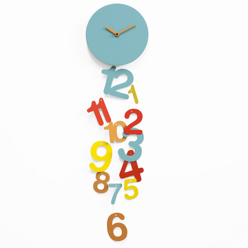 Beaupre Wall Clock, Orange