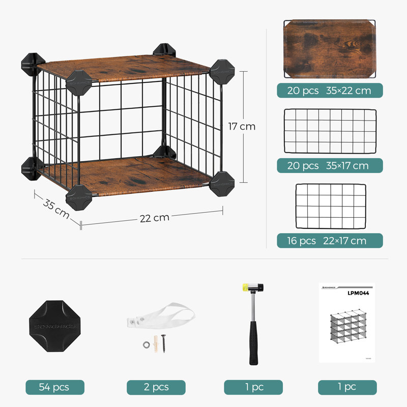 15 Pair Shoe Rack