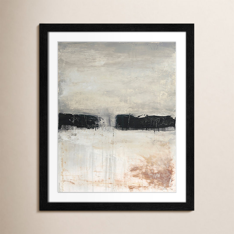 «Autumn in the Dark Forest» par - Print, Cadre noir, H 19 po x l 16 po x P 0,75 po