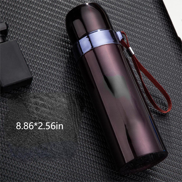 Insulated Water Coffee Cup 300ml 500ml 304 Stainless Steel Vacuum Flask Thermos  10 oz 17 oz