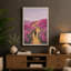 Journey Through Flowers Modern 1 Piece Wrapped Canvas Wall Art-822222782-822222783