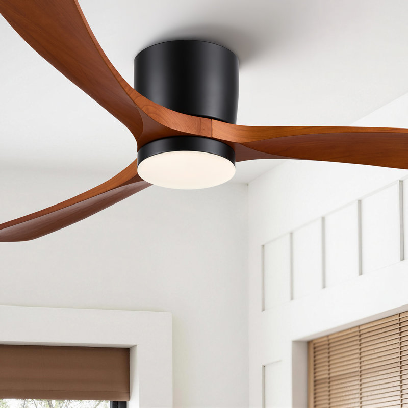 Ventilateur de plafond 52 po à intensité variable Modern Farmhouse avec lumières DEL et télécommande