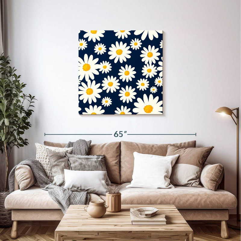 Arney Daisy Pattern, 36" H x 36" W