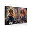 2 Piece Wrapped Canvas Wall Art