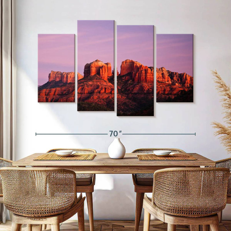 Nicci Cathedral Rock Red Sunset, 42" H x 68" W
